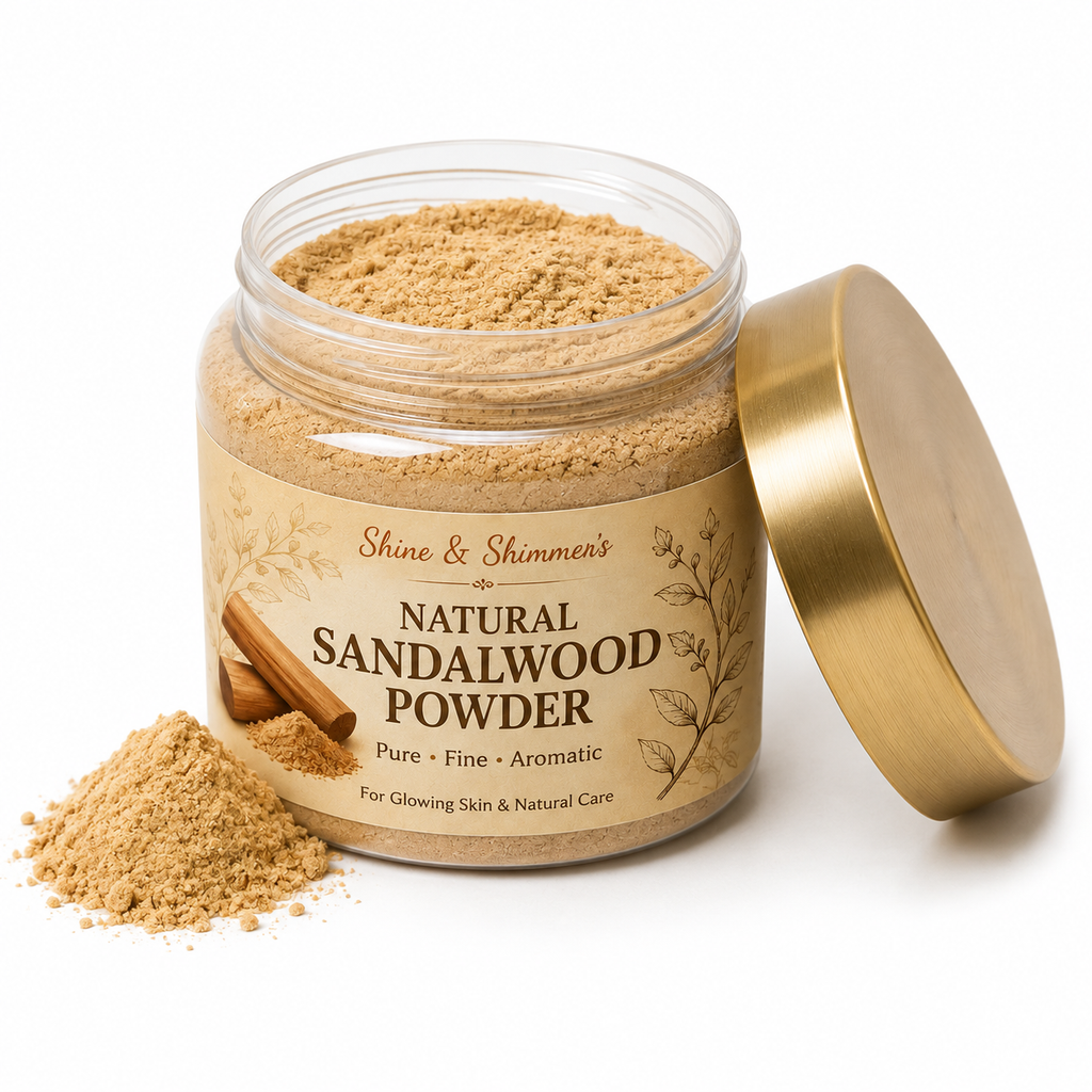 Natural Sandalwood Powder, angle view